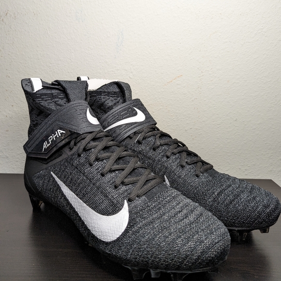 Nike Alpha Menace Elite 2 WD P FlyKnit Black White BV3298-001 Men\'s Sizes Wide main image 9